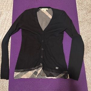 Burberry wool cardigan authentic
